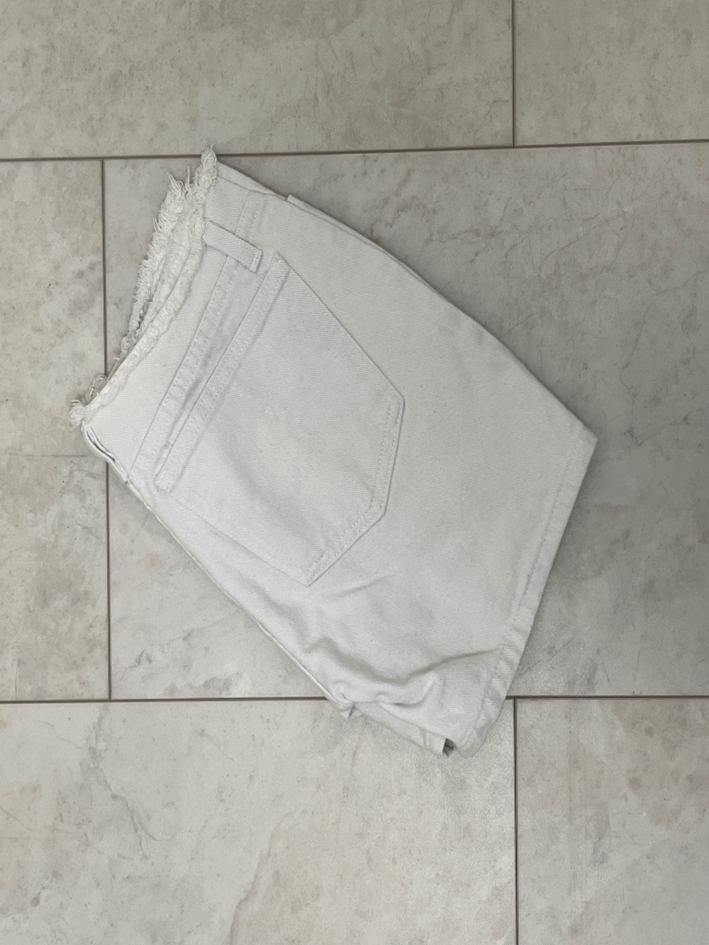 Women's London Jean White Shorts 2